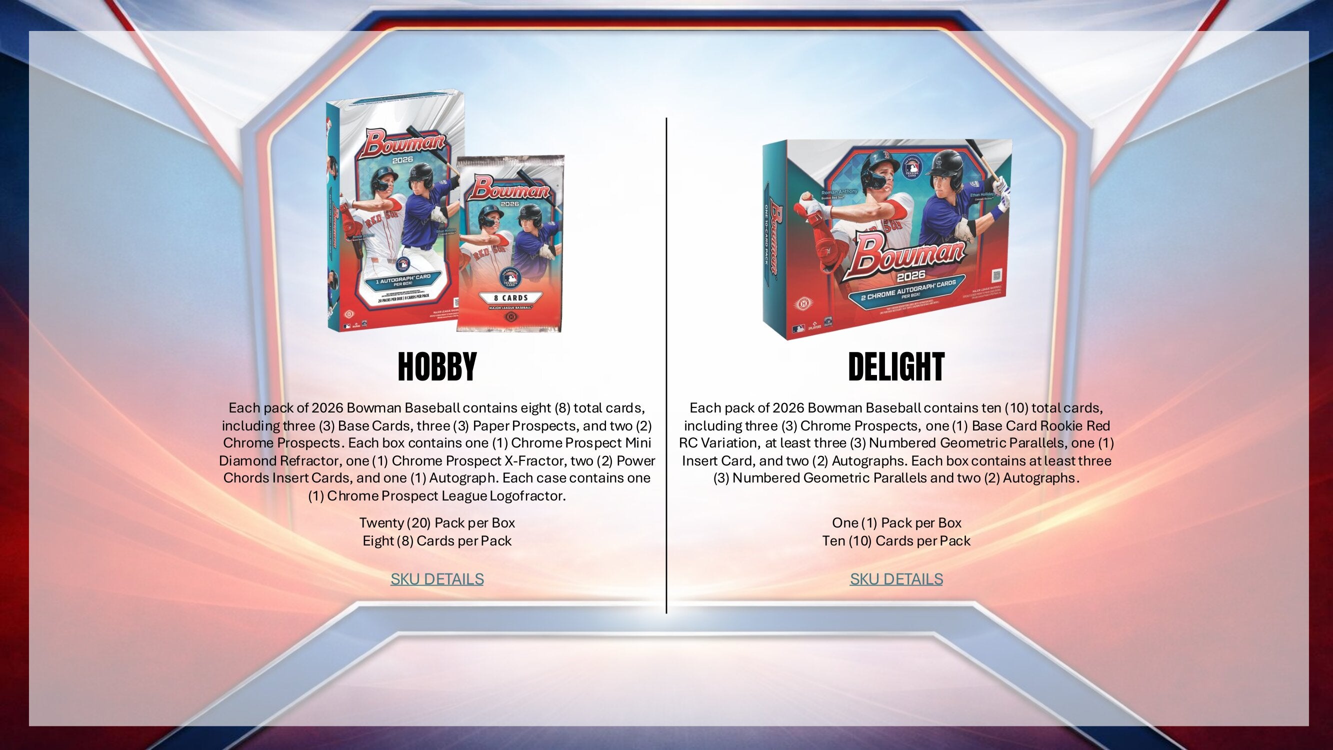 2026 Bowman Baseball Hobby Box