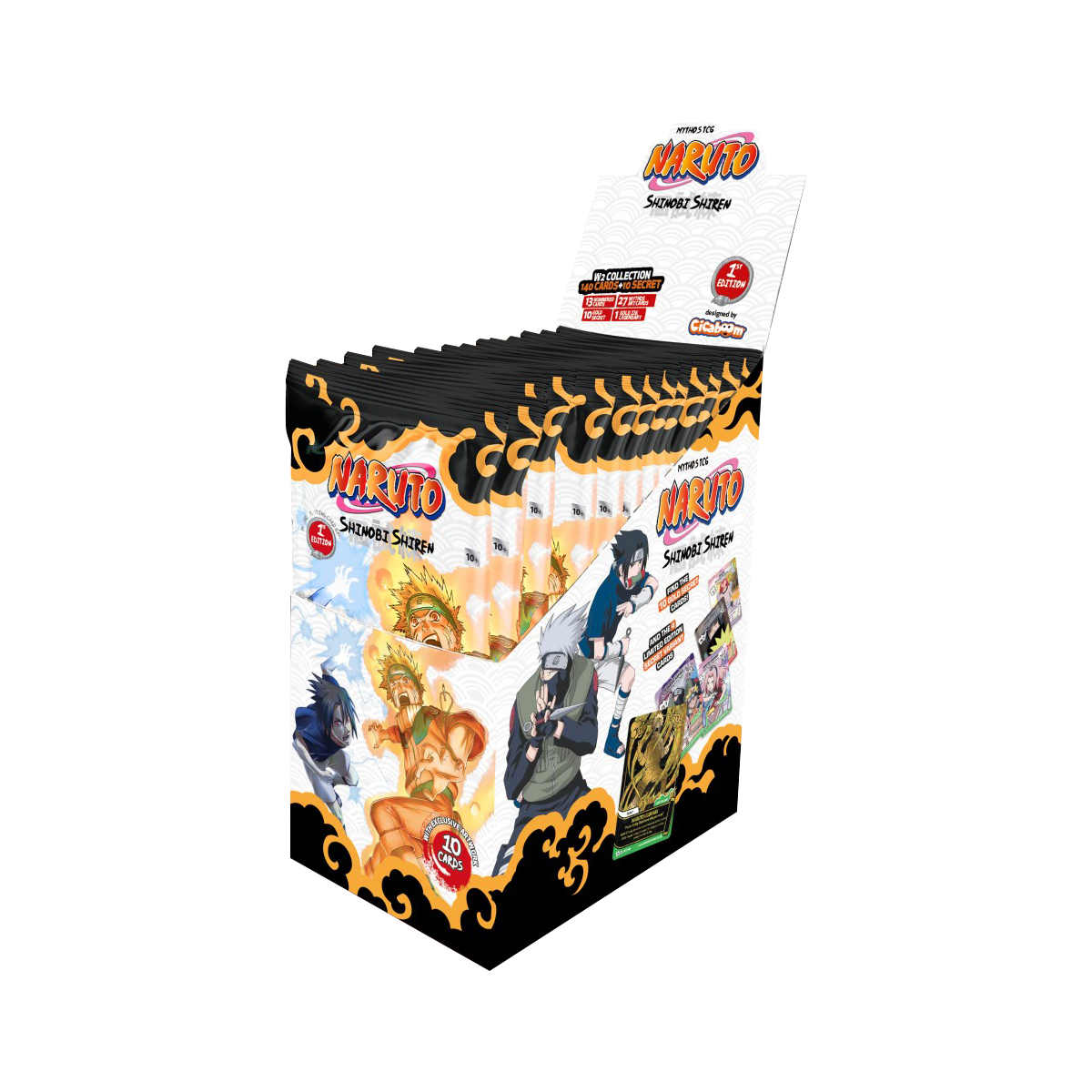 Naruto Mythos TCG - Set 02 - Shinobi Shiren - Display Case (12x Booster Boxes) (1st Edition)