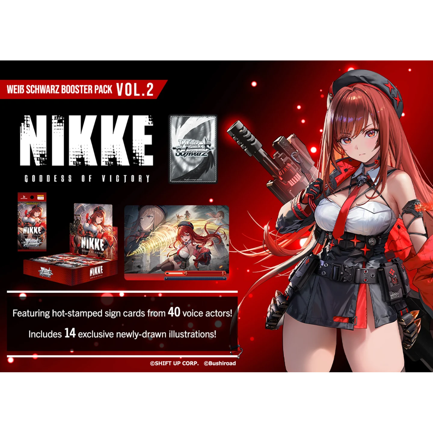 Weiss Schwarz - Goddess of Victory: Nikke Vol. 2 - Display Case (12x Booster Boxes)
