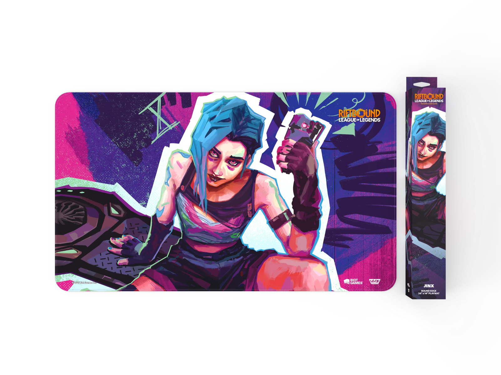 Riftbound-S1-Playmat-Jinx-PKG_TopDown