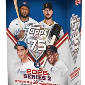 2026 Topps Series 2 Baseball Blaster Trading Card Box (3 Holiday Base Card Variations Per Box)