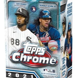 Topps 2021 Chrome Baseball Blaster Box, 32 cards per box