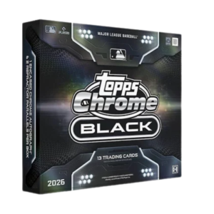 2026 Topps Chrome Black Baseball Hobby 12 Box Case